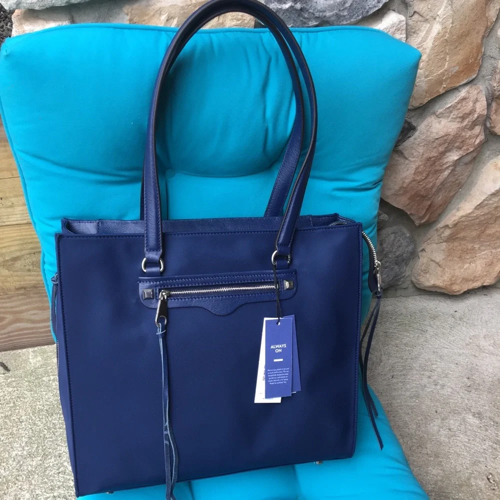 Rebecca Minkoff Blue Tote Laptop Bag
